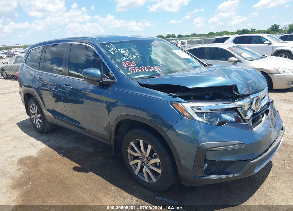 2021 HONDA PILOT 2WD EX-L VIN: 5FNYF5H55MB044484