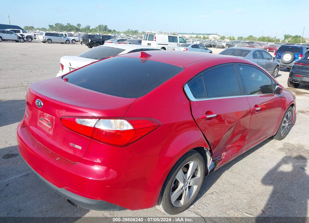 2015 KIA FORTE EX VIN: KNAFX4A84F5349804