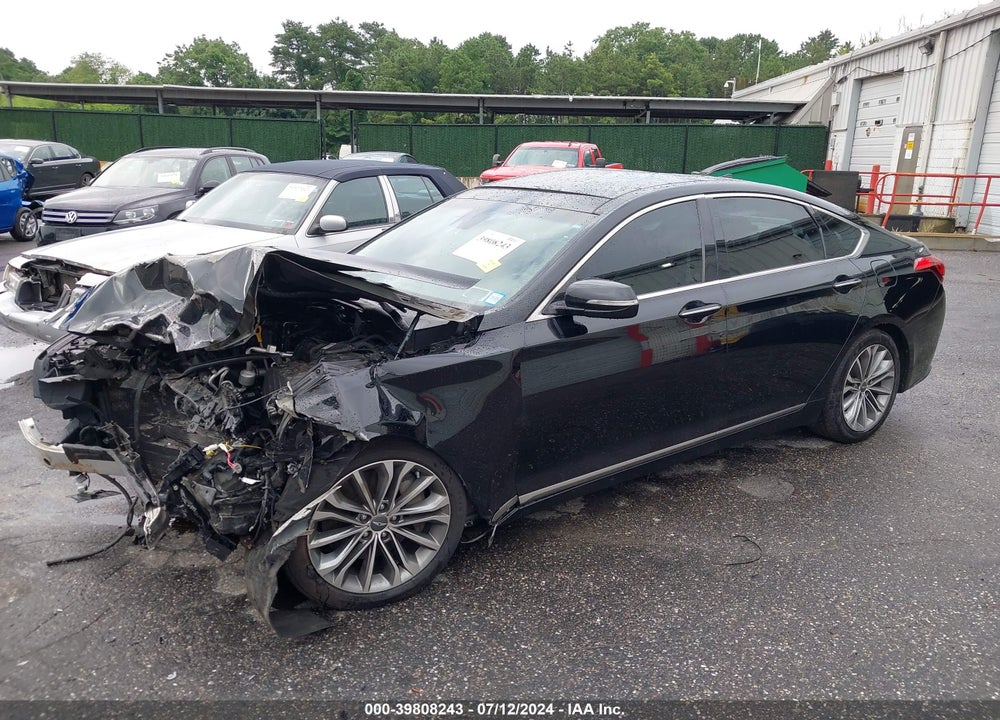 2016 HYUNDAI GENESIS VIN: KMHGN4JEXGU108576