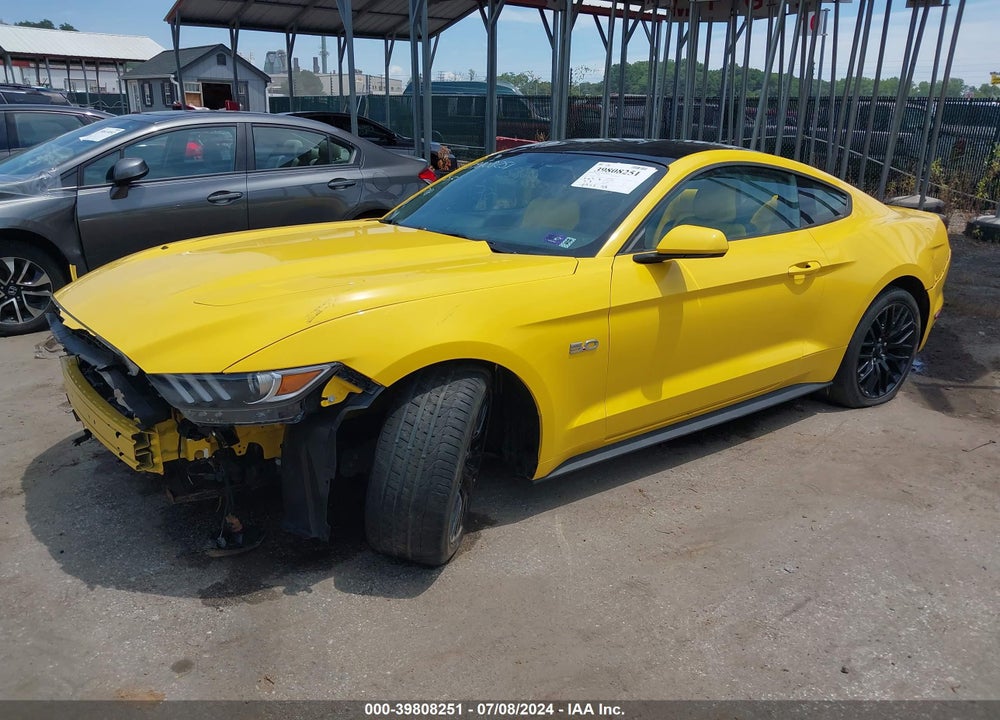 2017 FORD MUSTANG GT VIN: 1FA6P8CF1H5345899