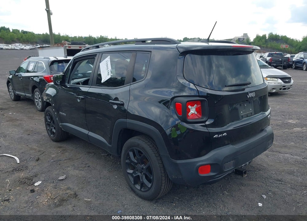 2015 JEEP RENEGADE LATITUDE VIN: ZACCJBBT2FPB99777