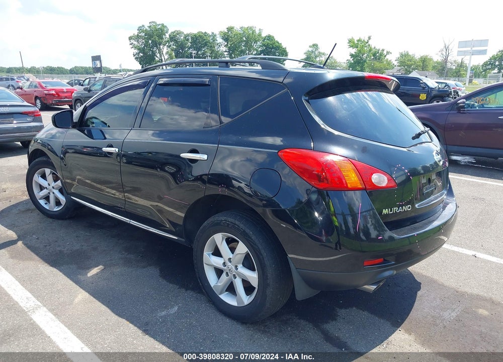 2009 NISSAN MURANO SL VIN: JN8AZ18W49W115188
