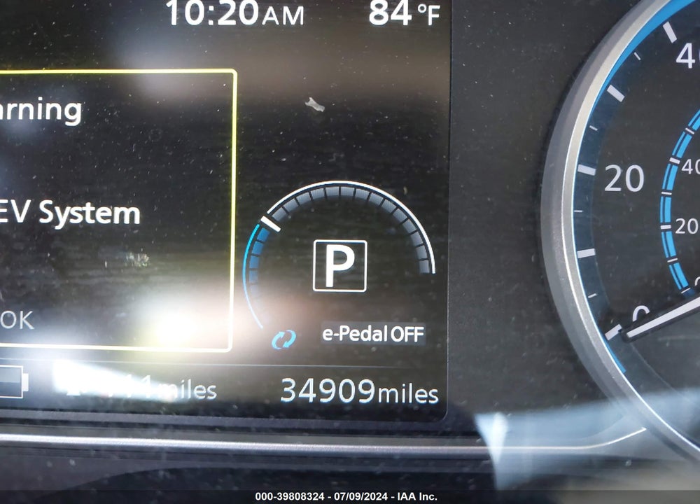 2021 NISSAN LEAF SV PLUS 62 KWH VIN: 1N4BZ1CVXMC552787