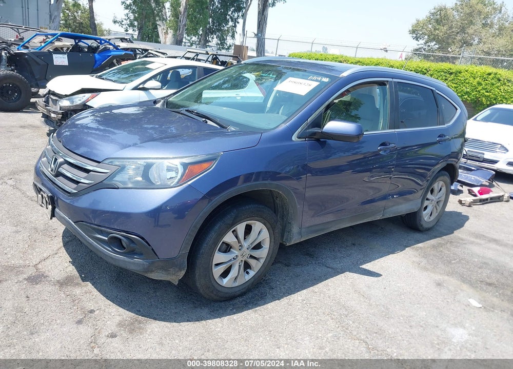 2014 HONDA CR-V EX-L VIN: 2HKRM3H75EH556880