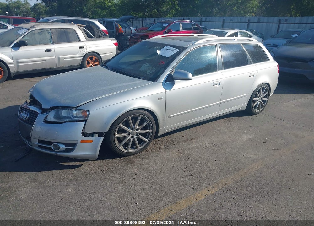 2007 AUDI A4 2.0T AVANT VIN: WAUKF78E07A052486