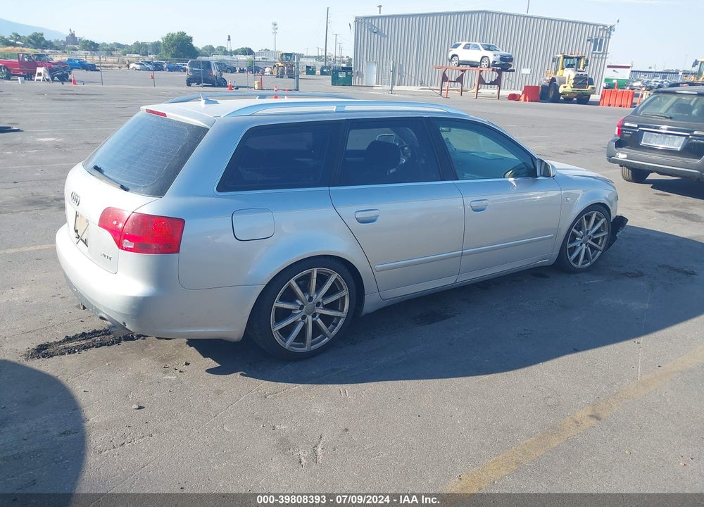 2007 AUDI A4 2.0T AVANT VIN: WAUKF78E07A052486