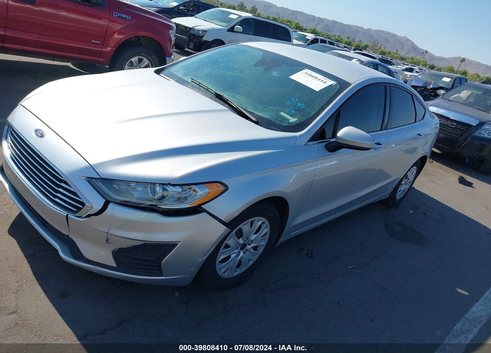 2019 FORD FUSION S VIN: 3FA6P0G74KR176700