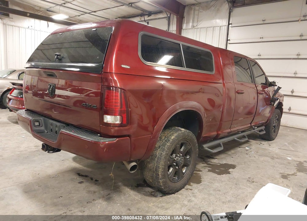 2018 RAM 2500 LAIE MEGA CAB 4X4 6'4 BOX VIN: 3C6UR5NL1JG139792