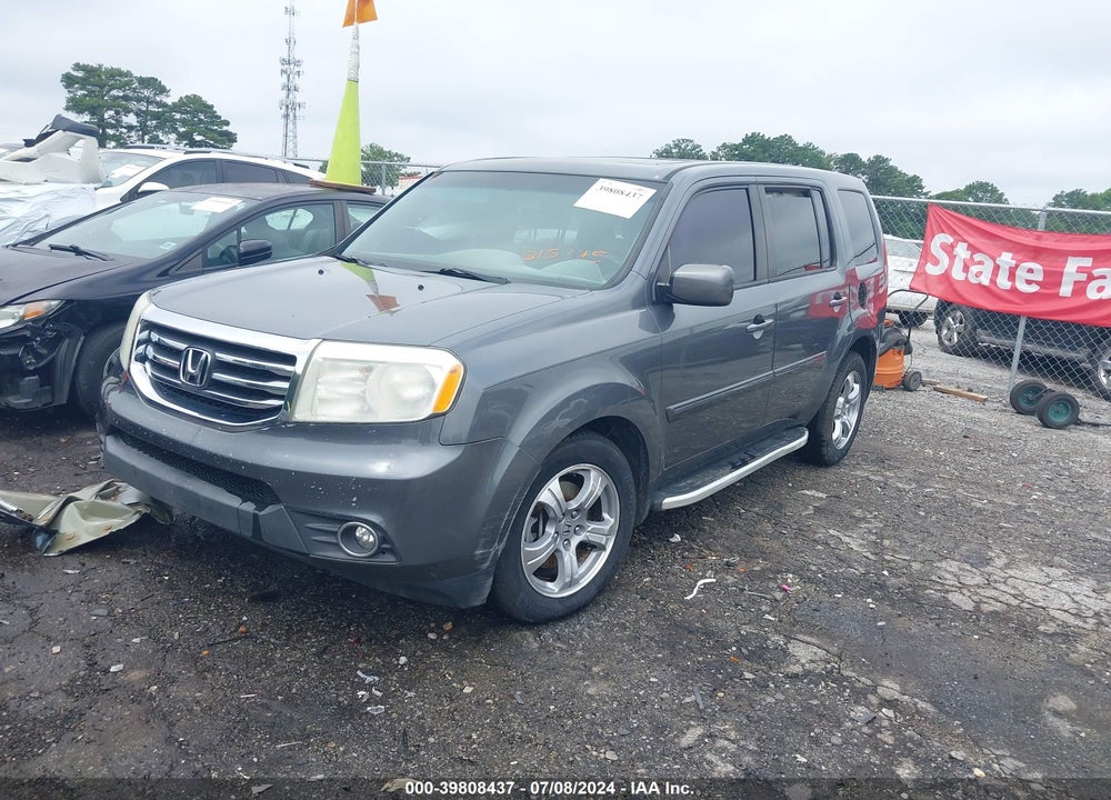 2012 HONDA PILOT EX-L VIN: 5FNYF3H66CB015345