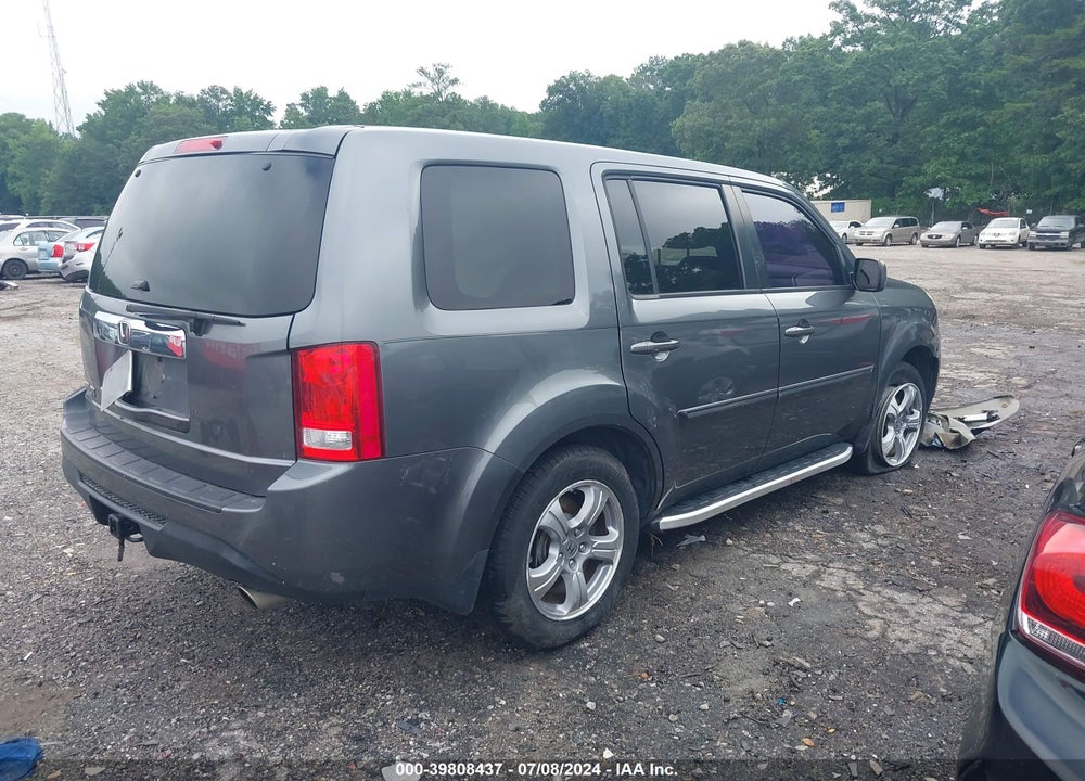 2012 HONDA PILOT EX-L VIN: 5FNYF3H66CB015345