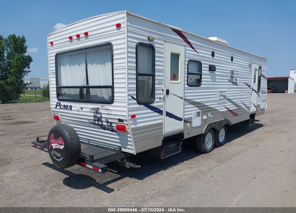2009 PALOMINO OTHER VIN: 4X4TPUB209P021296