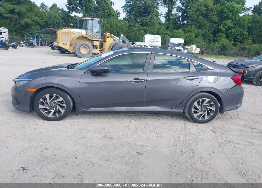 2018 HONDA CIVIC EX VIN: 2HGFC2F70JH547608
