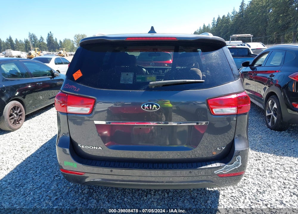 2016 KIA SEDONA LX VIN: KNDMB5C16G6088704