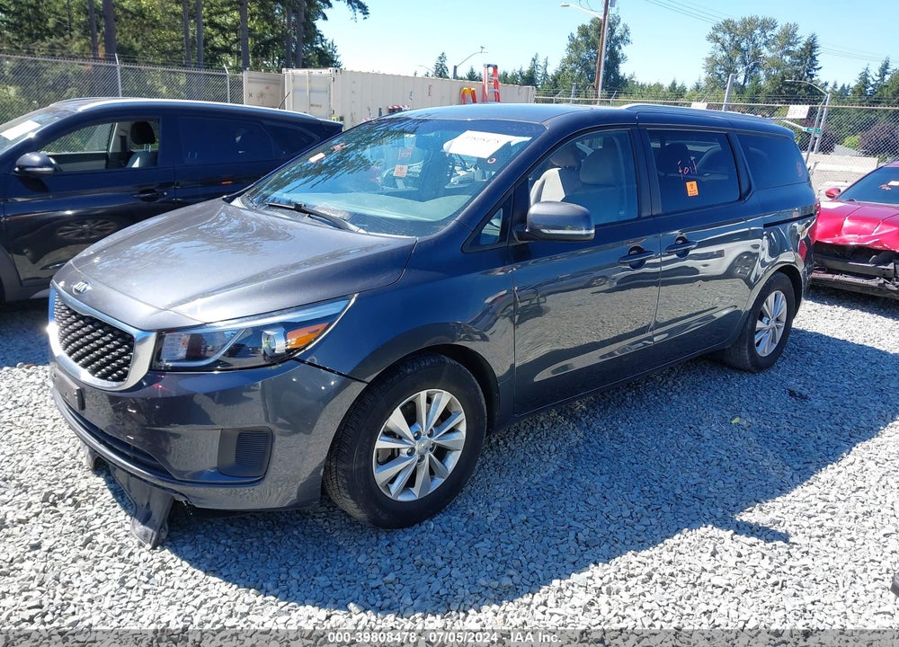 2016 KIA SEDONA LX VIN: KNDMB5C16G6088704