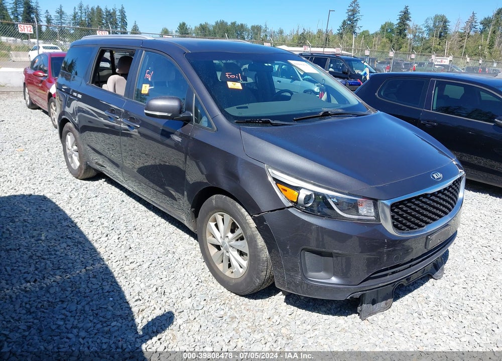 2016 KIA SEDONA LX VIN: KNDMB5C16G6088704