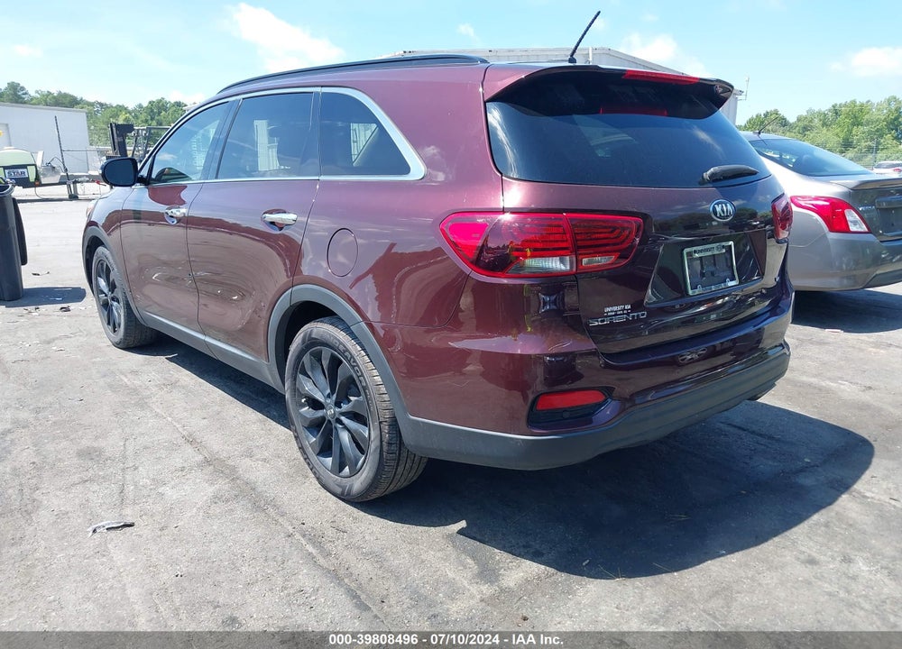 2020 KIA SORENTO 3.3L S VIN: 5XYPG4A52LG654900