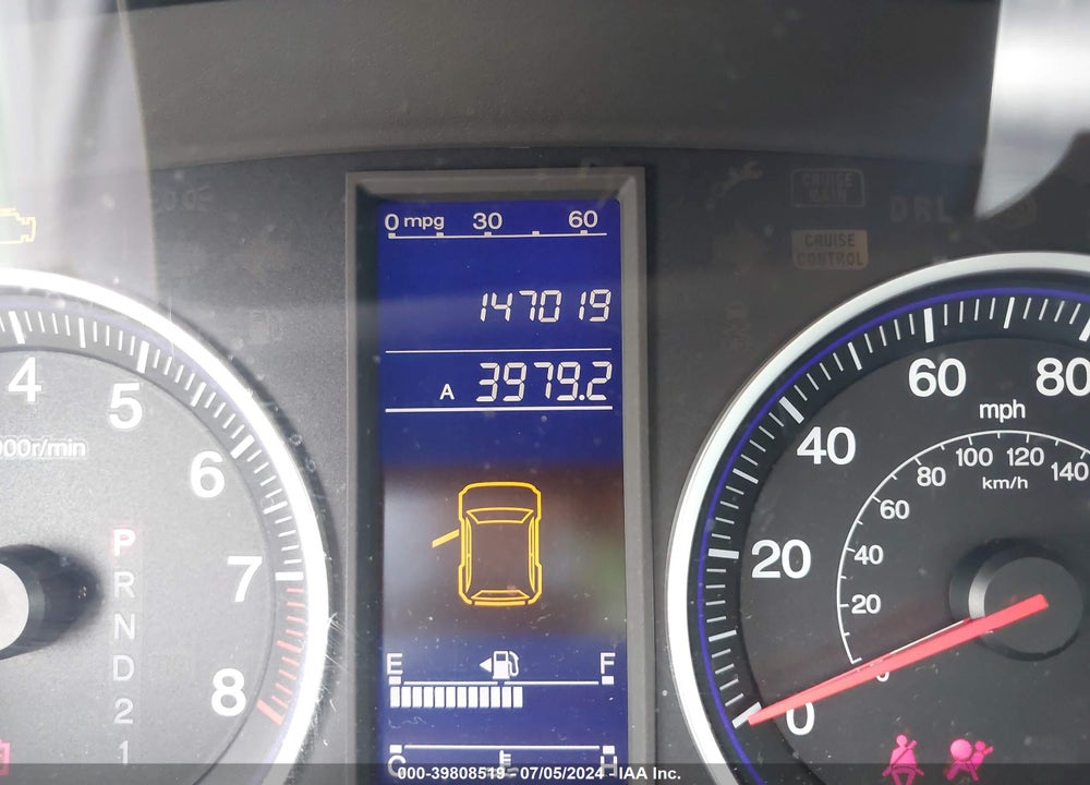 2010 HONDA CR-V LX VIN: 5J6RE4H39AL036813