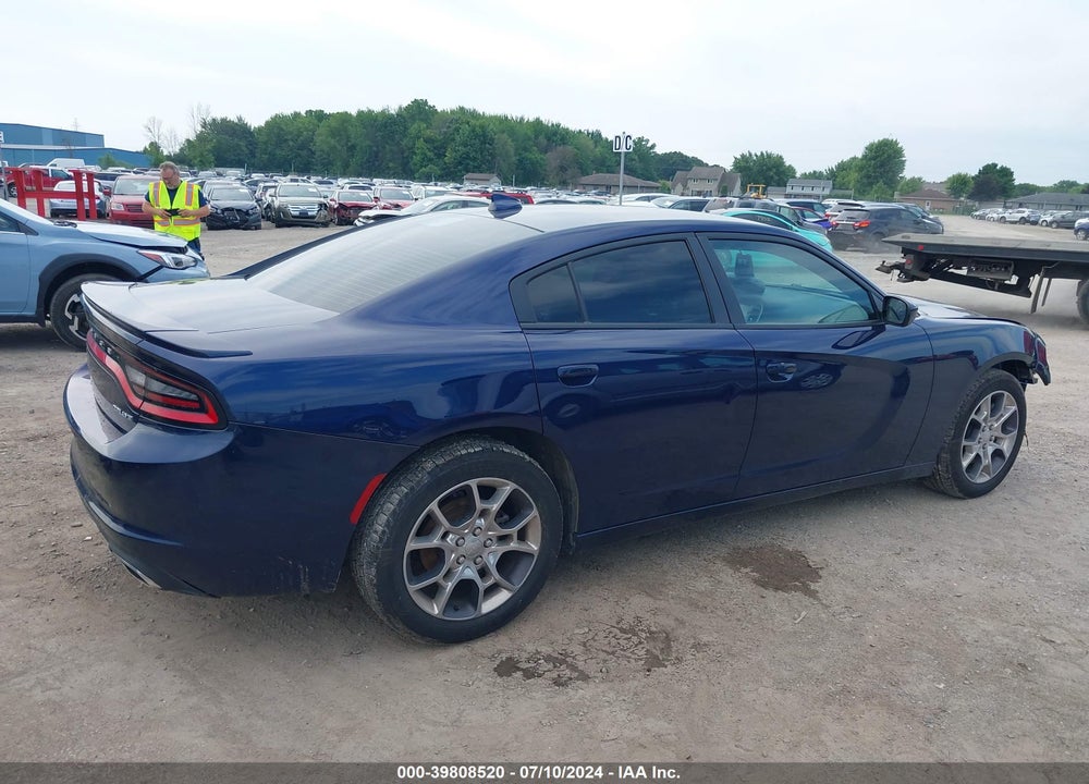 2015 DODGE CHARGER SXT VIN: 2C3CDXJG2FH891603