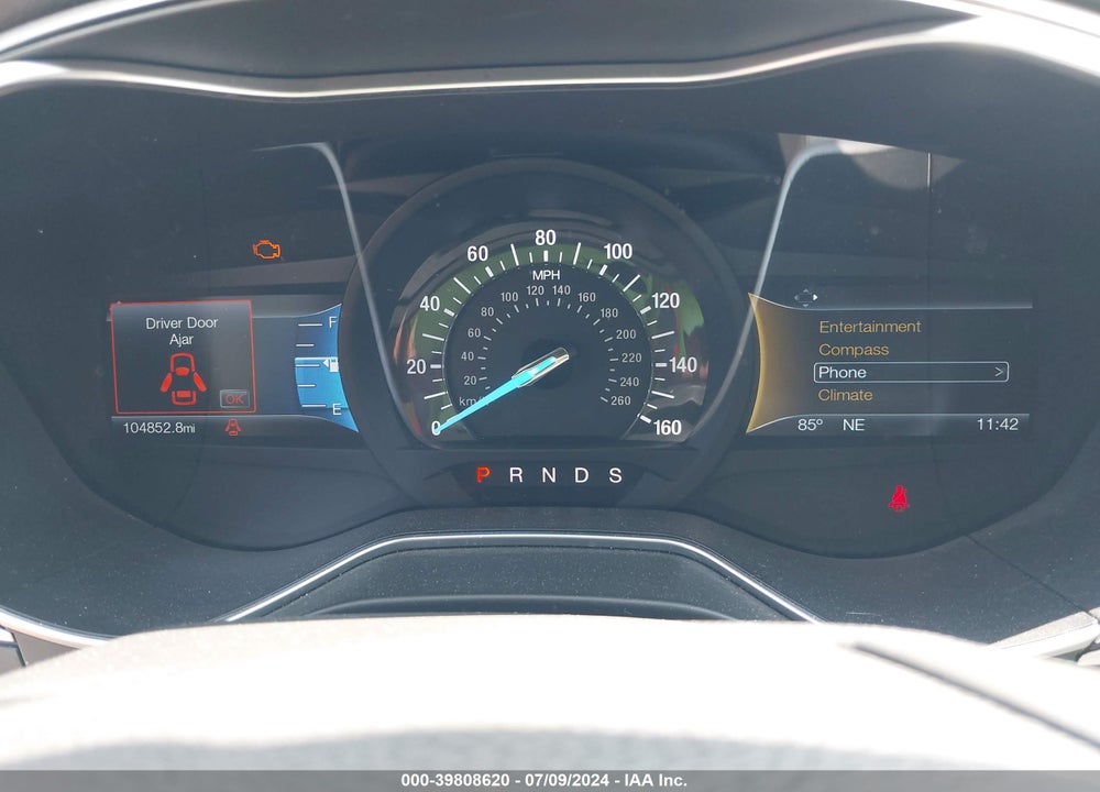 2016 FORD FUSION SE VIN: 1FA6P0H72G5124880