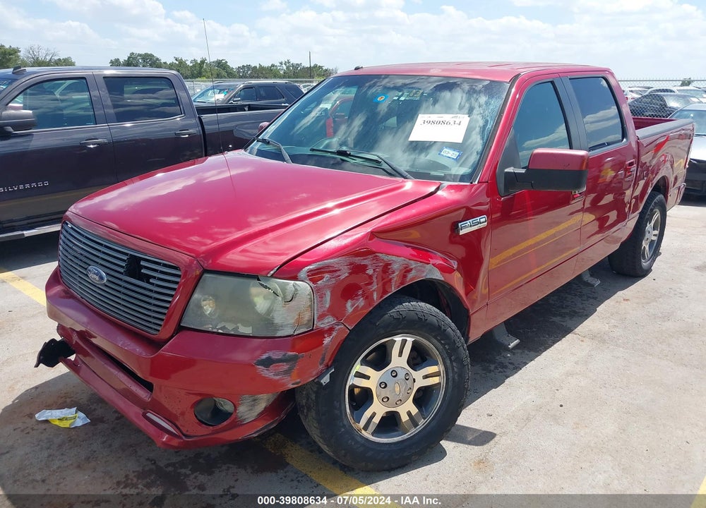 2008 FORD F-150 60TH ANNIVERSARY/FX2/XL/XLT VIN: 1FTRW12W28KD86238