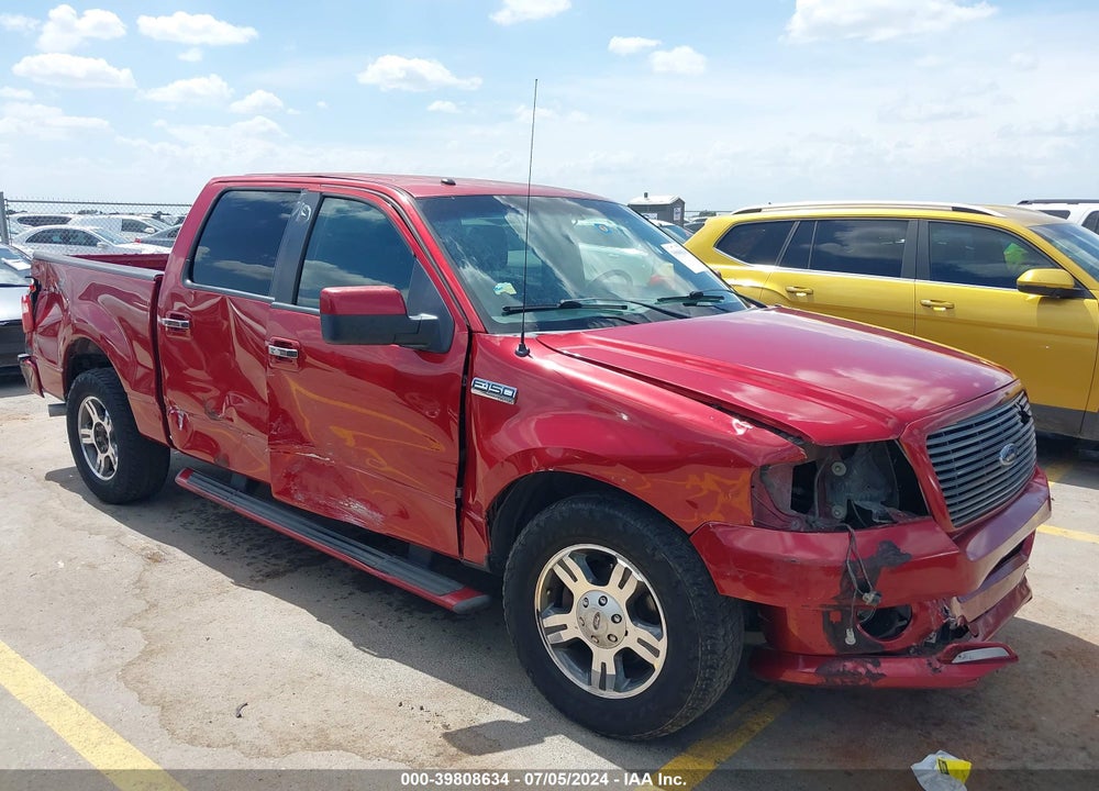 2008 FORD F-150 60TH ANNIVERSARY/FX2/XL/XLT VIN: 1FTRW12W28KD86238
