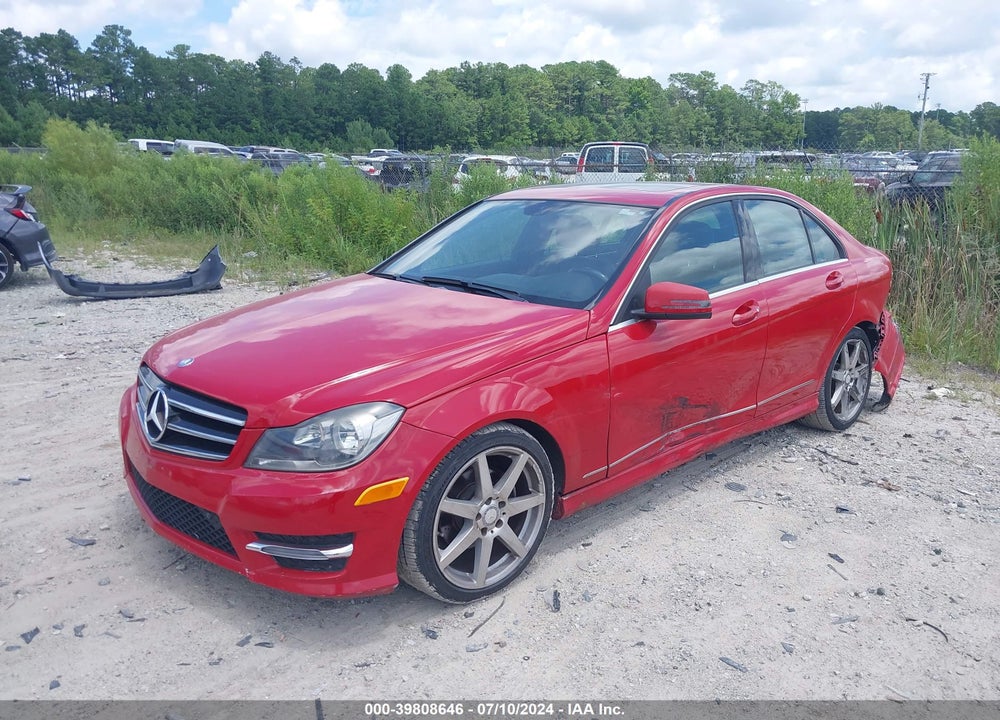 2014 MERCEDES-BENZ C 250 LUXURY/SPORT VIN: WDDGF4HB1EA960168