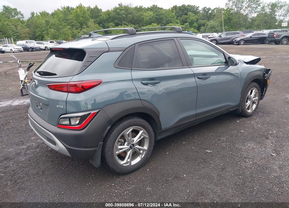 2022 HYUNDAI KONA SEL VIN: KM8K3CAB4NU858763