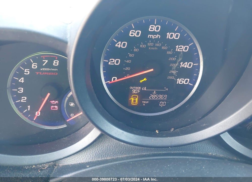 2007 ACURA RDX VIN: 5J8TB182X7A006803
