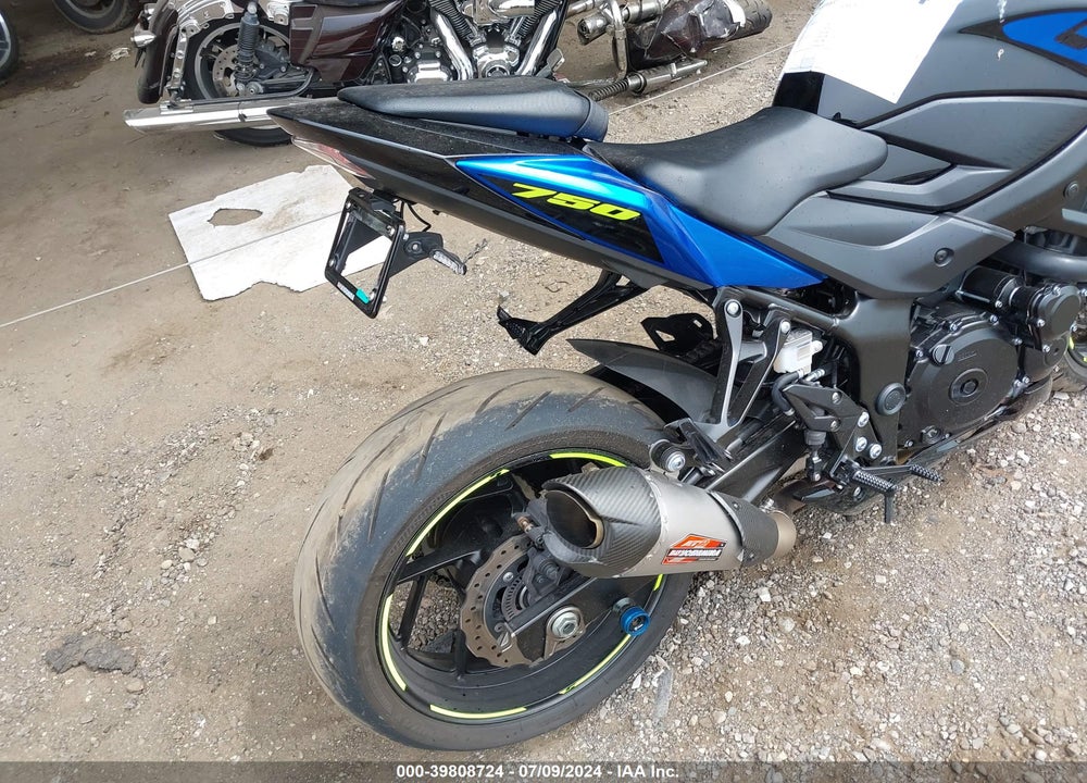 2022 SUZUKI GSX-S750 M/Z VIN: JS1C533B9N7100233