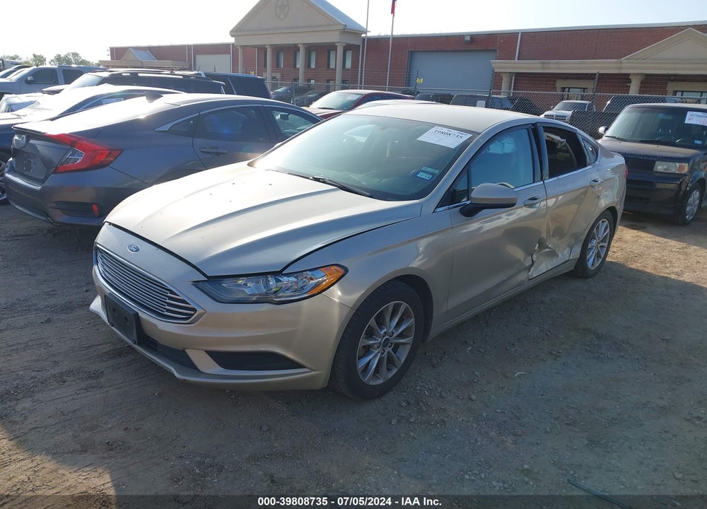 2017 FORD FUSION SE VIN: 3FA6P0H77HR110701