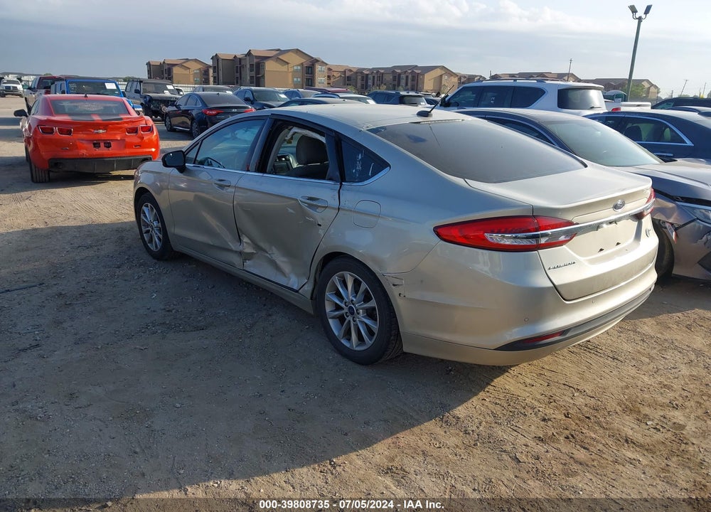 2017 FORD FUSION SE VIN: 3FA6P0H77HR110701