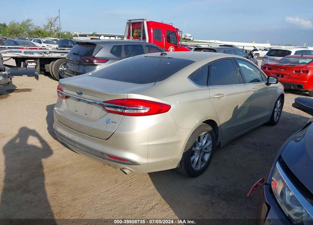 2017 FORD FUSION SE VIN: 3FA6P0H77HR110701