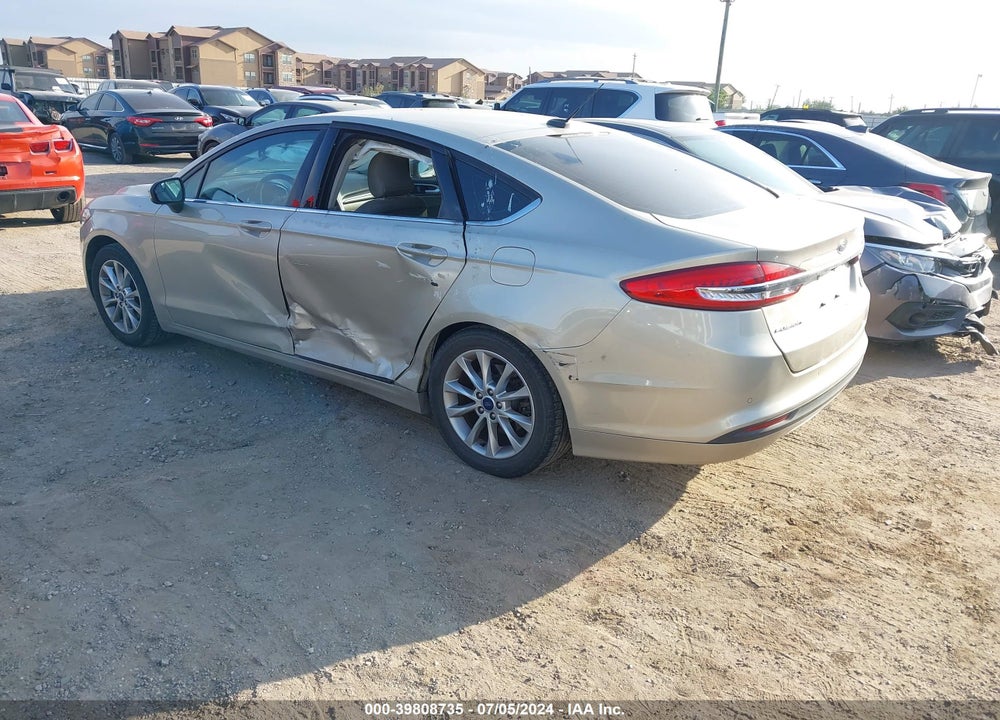 2017 FORD FUSION SE VIN: 3FA6P0H77HR110701