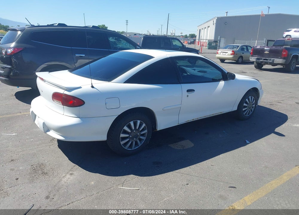 1999 CHEVROLET CAVALIER VIN: 3G1JC1244XS834527