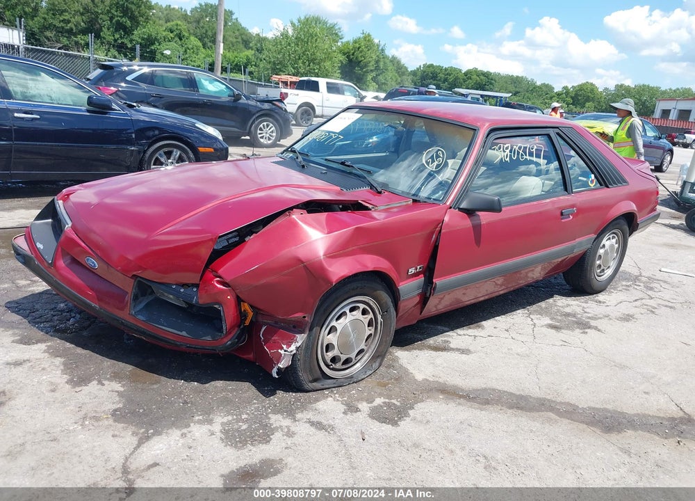 1986 FORD MUSTANG LX/GT VIN: 1FABP28M6GF321075