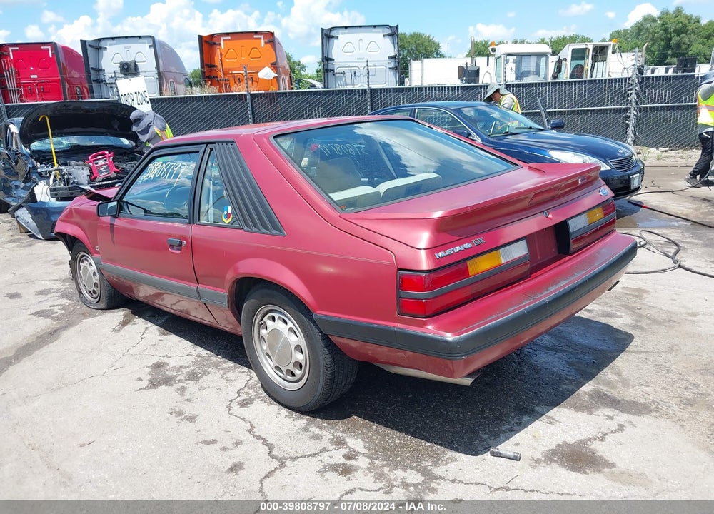 1986 FORD MUSTANG LX/GT VIN: 1FABP28M6GF321075