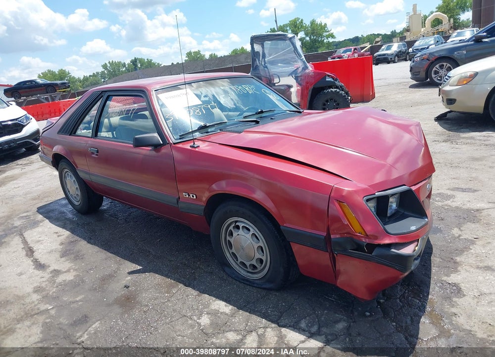 1986 FORD MUSTANG LX/GT VIN: 1FABP28M6GF321075