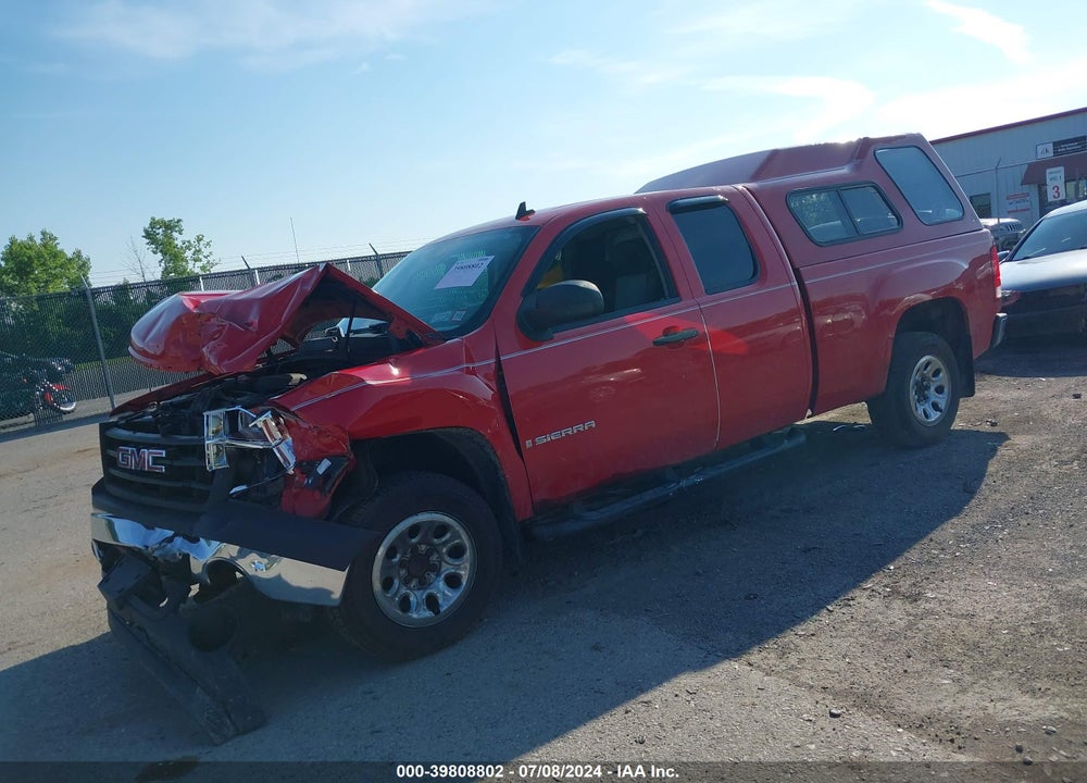 2008 GMC SIERRA 1500 WORK TRUCK VIN: 1GTEC19J38Z272533