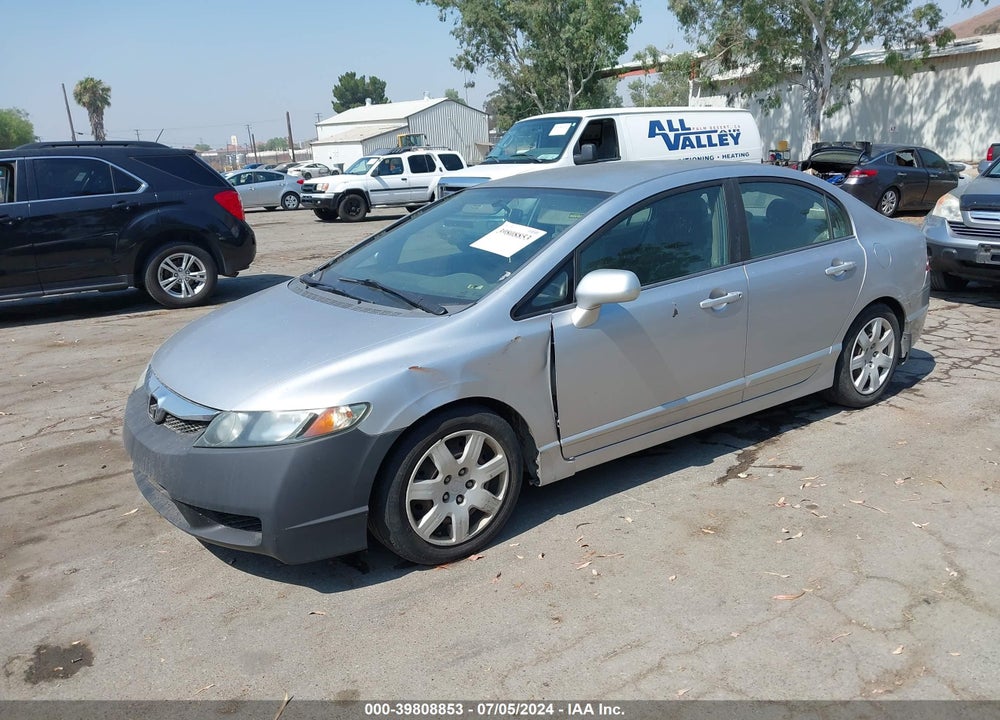 2009 HONDA CIVIC LX VIN: 19XFA16579E048020