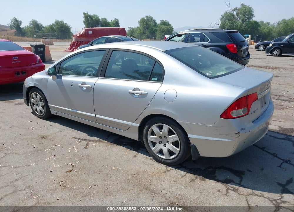 2009 HONDA CIVIC LX VIN: 19XFA16579E048020