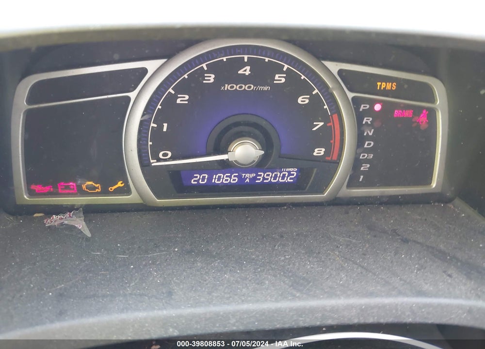 2009 HONDA CIVIC LX VIN: 19XFA16579E048020