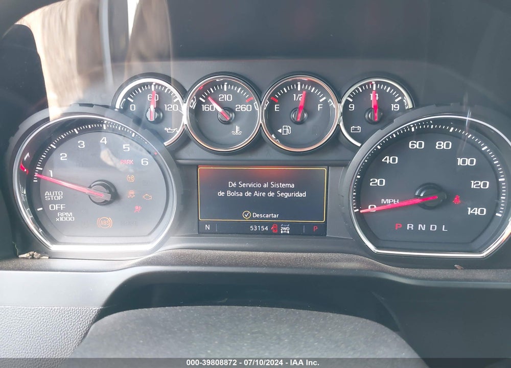 2019 CHEVROLET SILVERADO 1500 LT TRAIL BOSS VIN: 3GCPYFED3KG300135