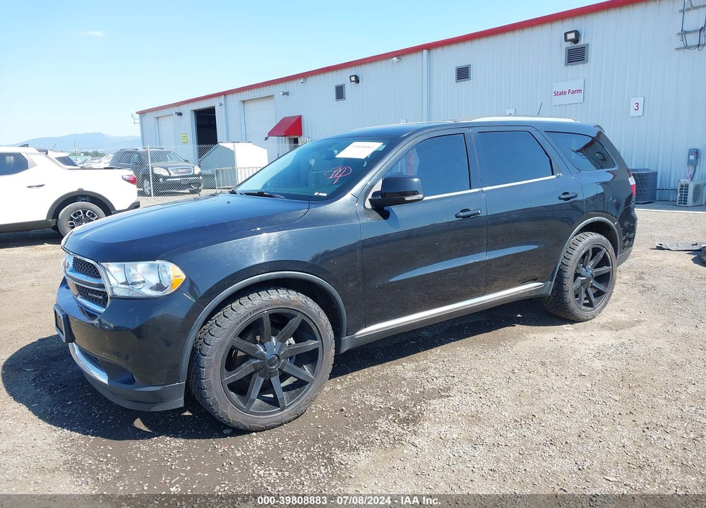 2012 DODGE DURANGO CREW VIN: 1C4RDJDG2CC118725