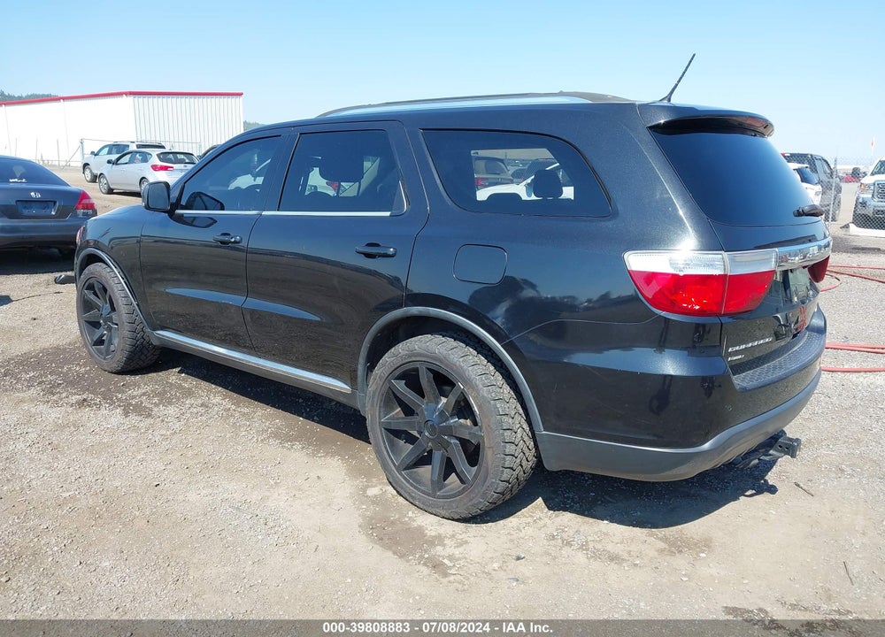 2012 DODGE DURANGO CREW VIN: 1C4RDJDG2CC118725