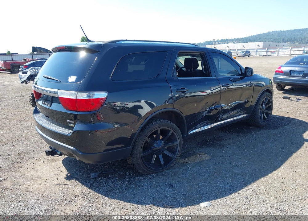 2012 DODGE DURANGO CREW VIN: 1C4RDJDG2CC118725