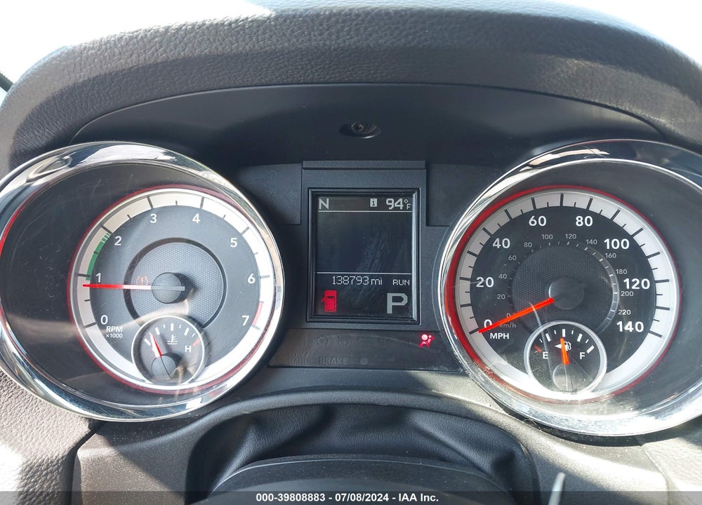 2012 DODGE DURANGO CREW VIN: 1C4RDJDG2CC118725