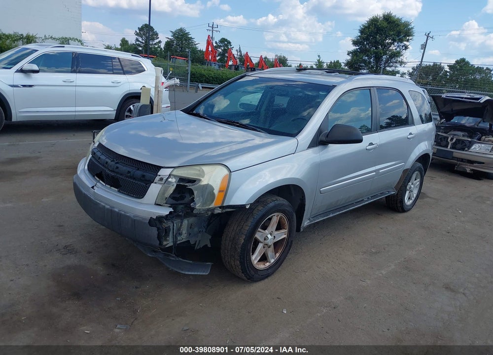 2005 CHEVROLET EQUINOX LT VIN: 2CNDL63F856052806
