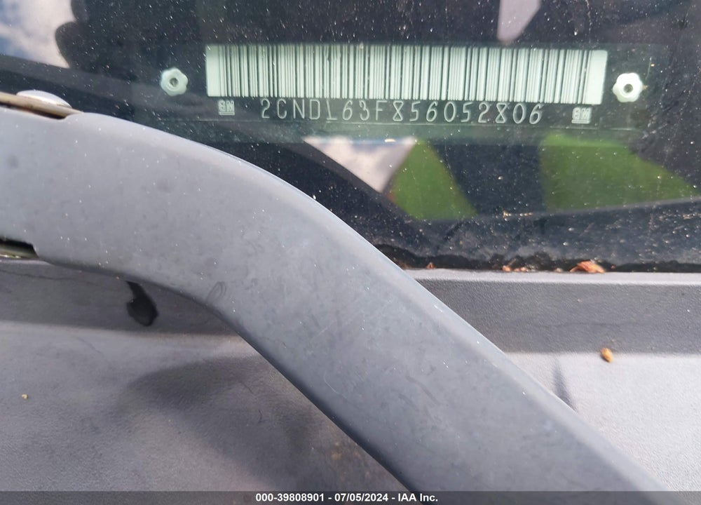 2005 CHEVROLET EQUINOX LT VIN: 2CNDL63F856052806