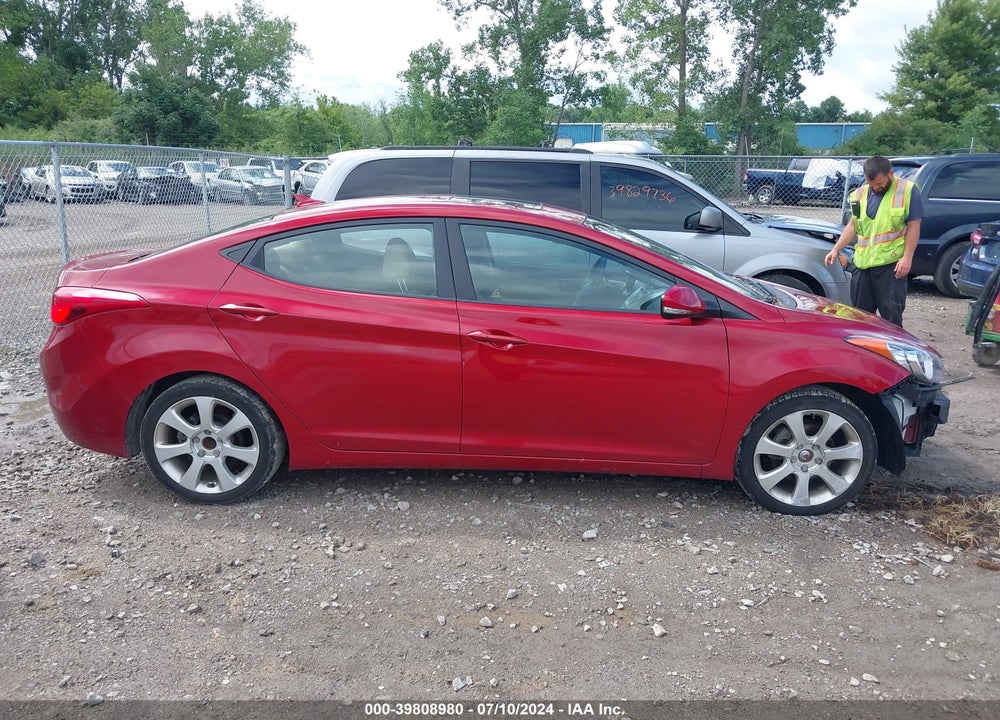 2011 HYUNDAI ELANTRA LIMITED (ULSAN PLANT) VIN: KMHDH4AE2BU102144