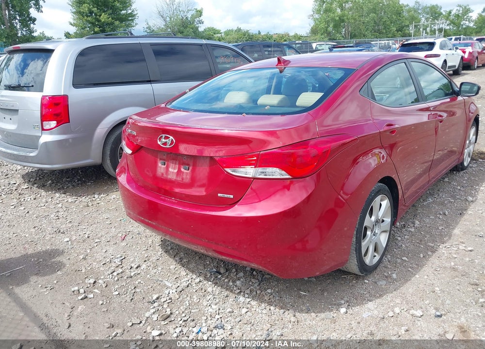 2011 HYUNDAI ELANTRA LIMITED (ULSAN PLANT) VIN: KMHDH4AE2BU102144